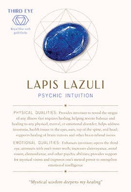 Baraja de cartas de sanación con cristales