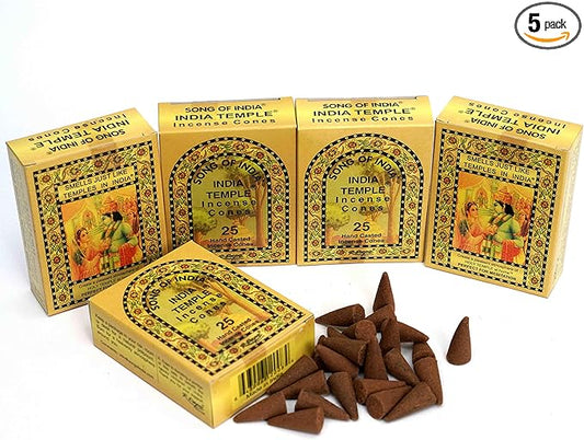 INDIA TEMPLE BACKFLOW CONES