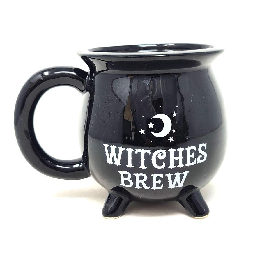 Ceramic Witches Brew Cauldron Mug