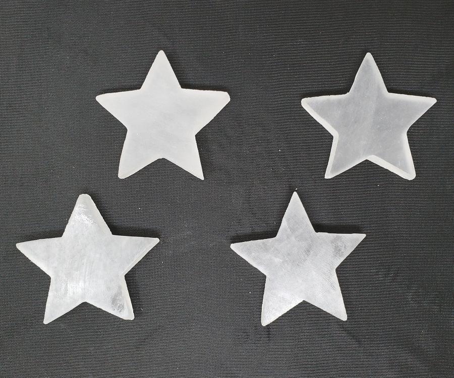 Estrella de selenita de 2,5" a 3"