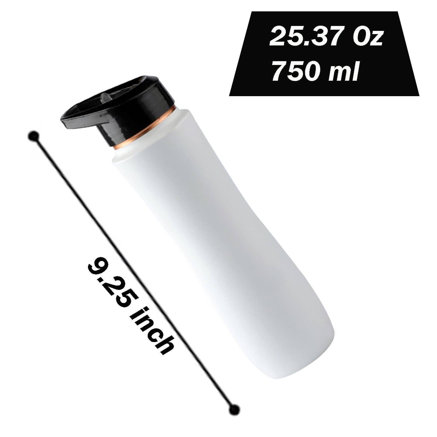 Copper Sipper bottle (White)
