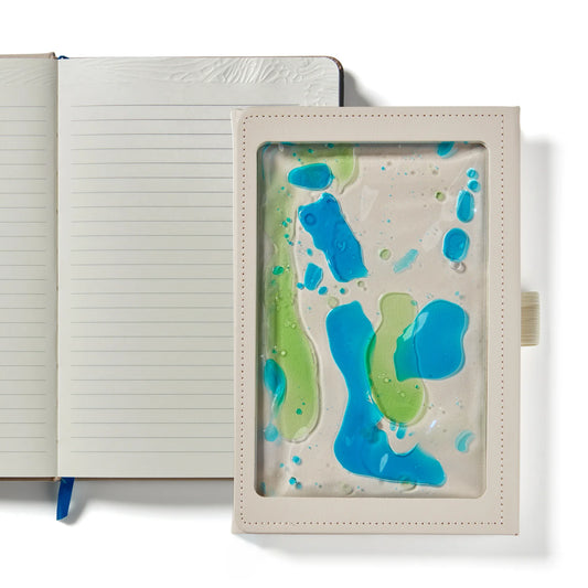 Lifelines "Shake It Up" Sensory Journal (Ocean) - with Tactile Cover & Embossed Paper