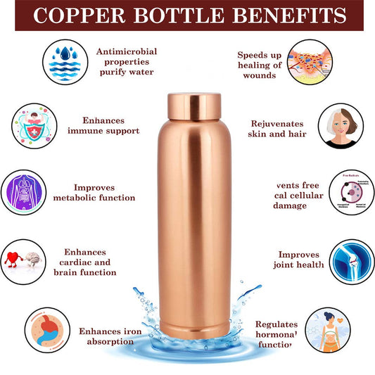 Perilla Home Copper Water Bottle (1L)