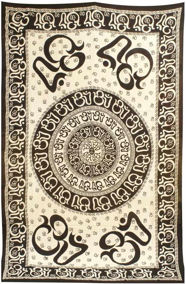Om Chakra Cotton Tapestry
