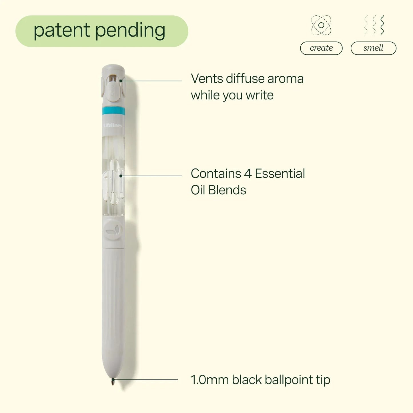 Lifelines Pen Diffuser with 4-Scent Cartridge