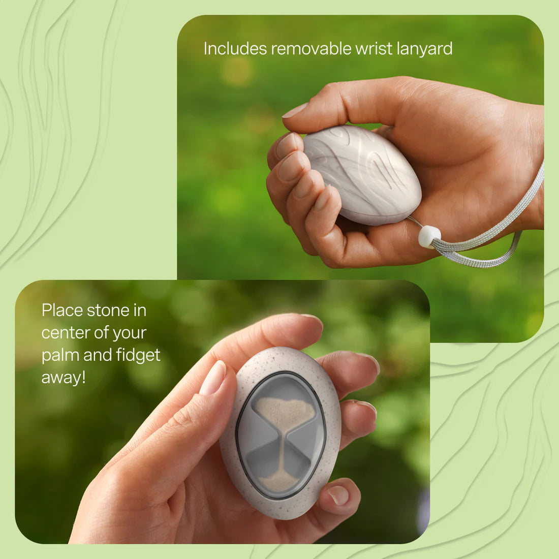 Lifelines Grounding Stones - Motion Fidget Collection plus Essential Oil Blend