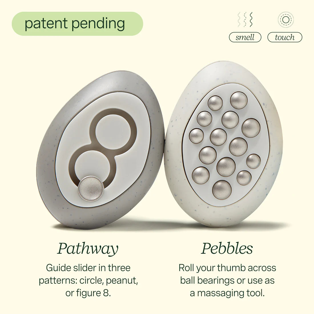 Lifelines Grounding Stones - Meditative Fidget Collection plus Essential Oil Blend