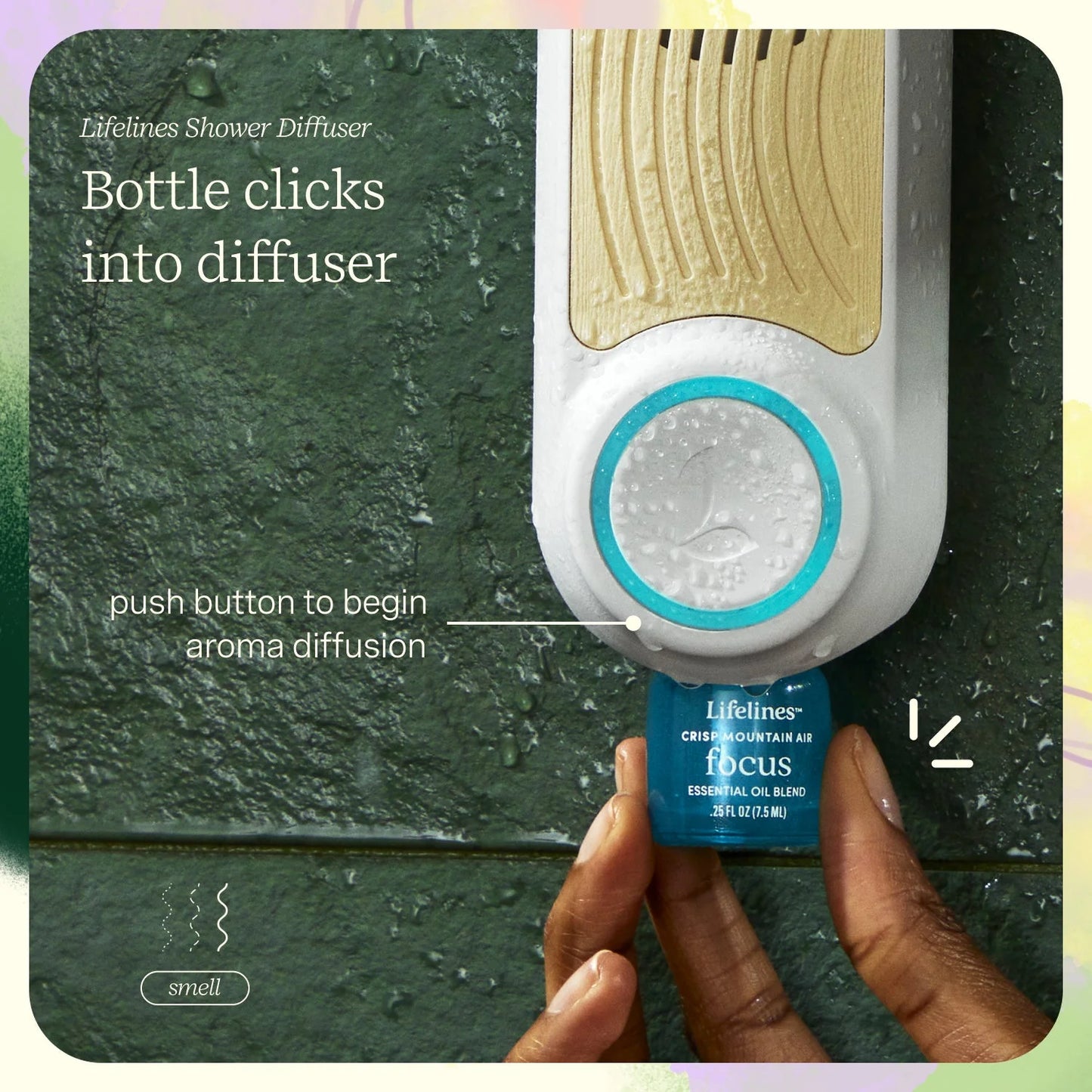 Lifelines Shower Diffuser A plus Essential Oil Blend