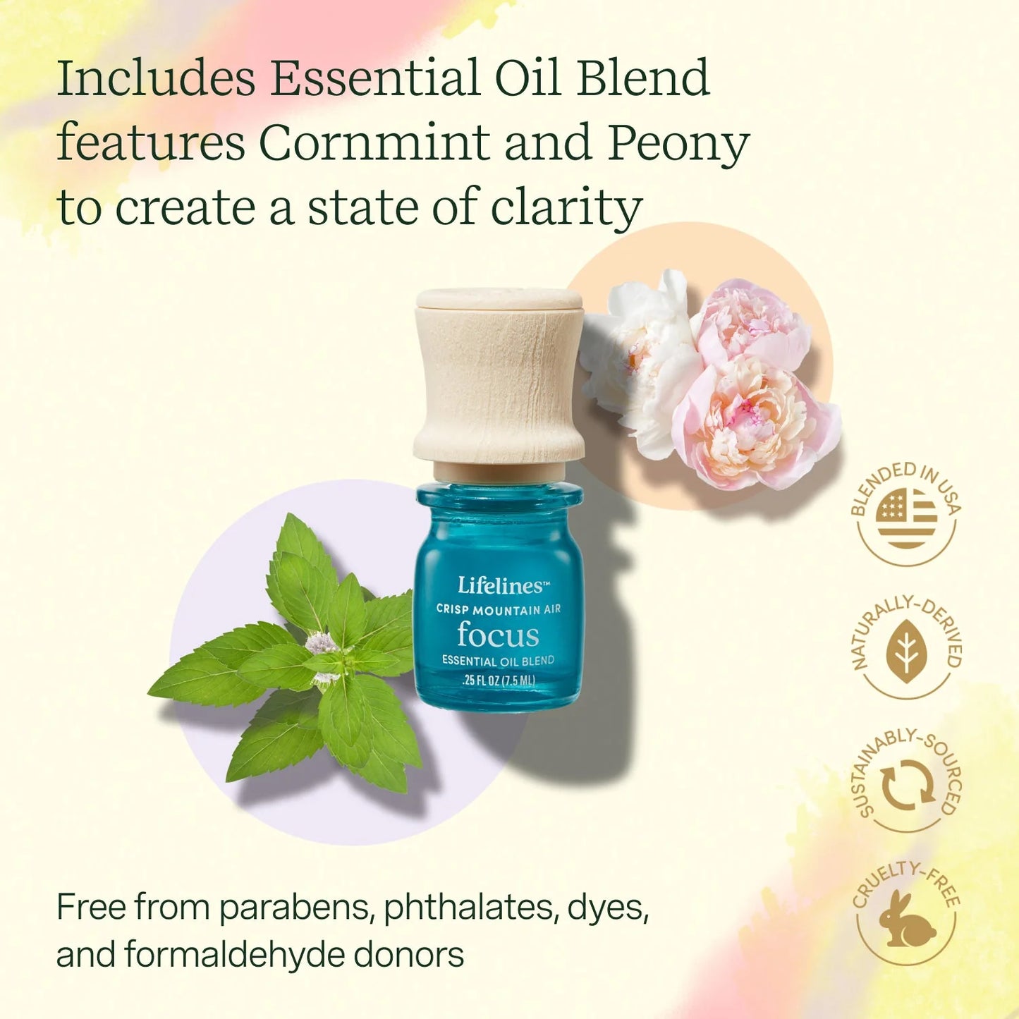 Lifelines Shower Diffuser A plus Essential Oil Blend