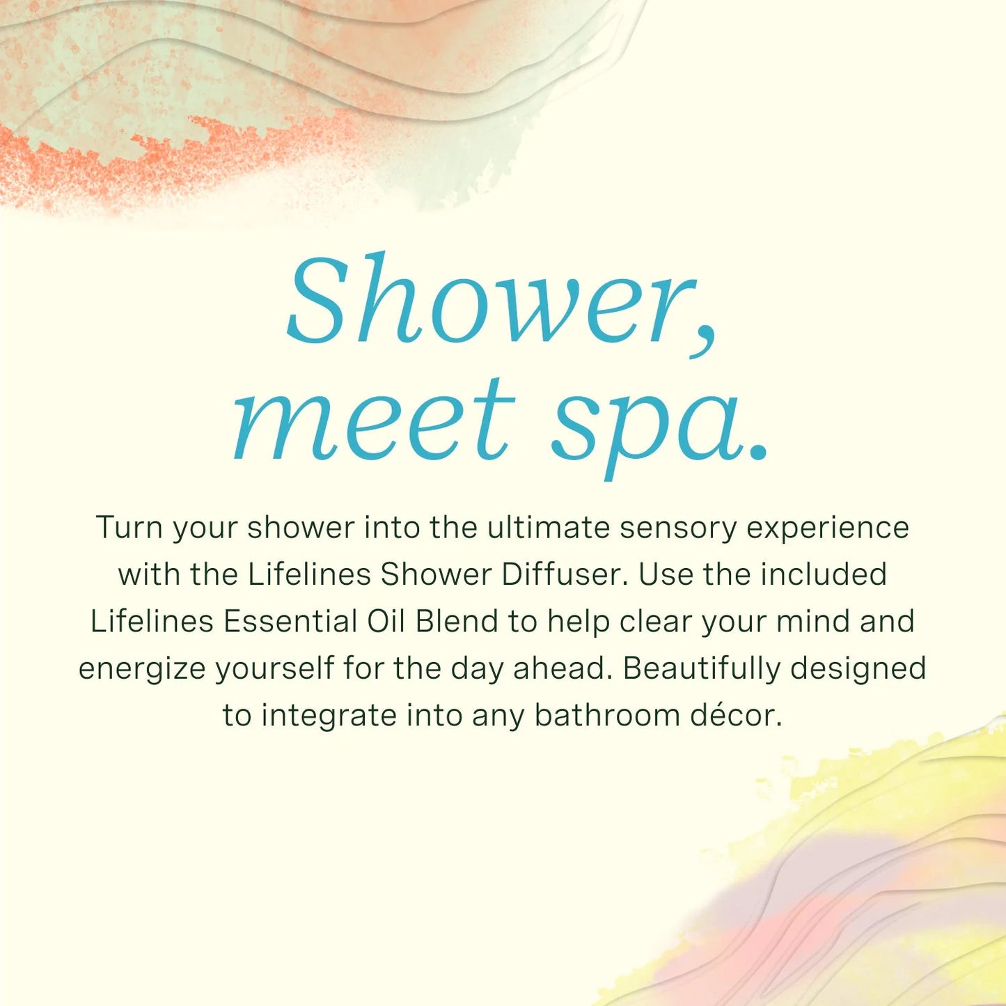 Lifelines Shower Diffuser A plus Essential Oil Blend