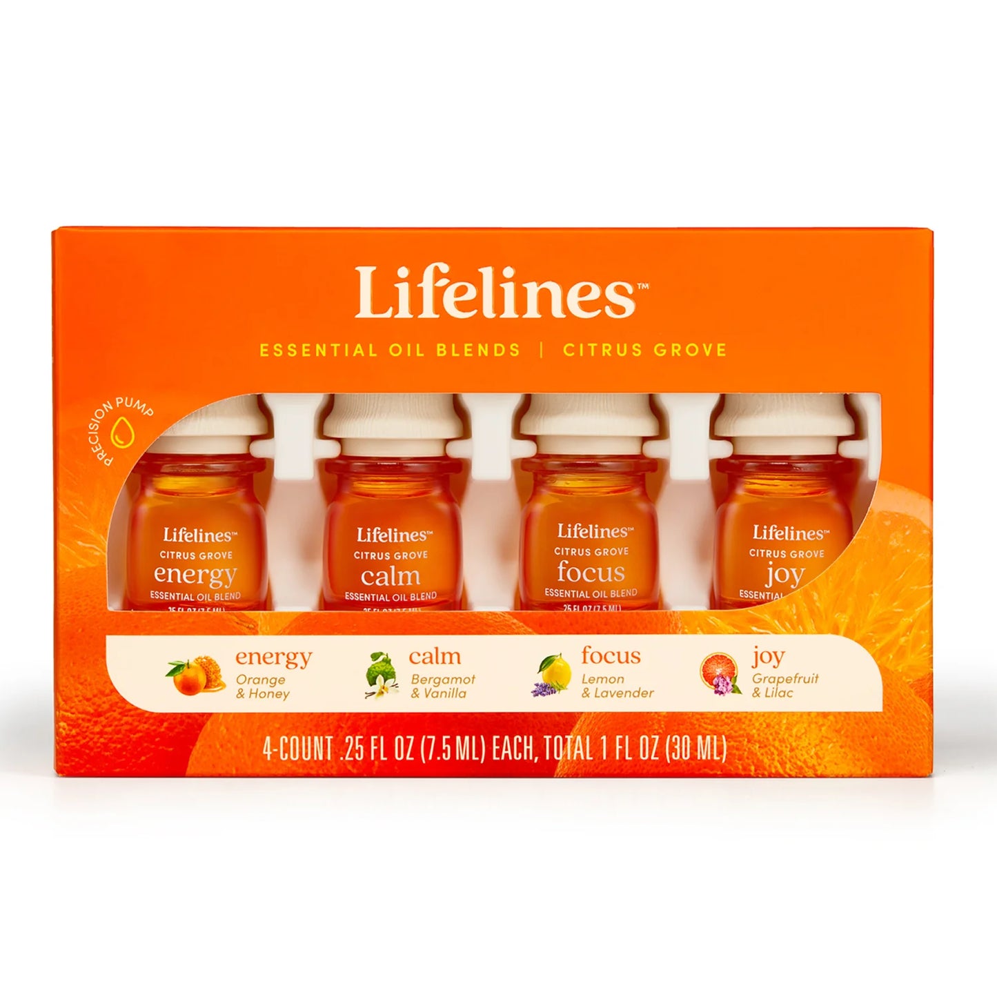 Lifelines Essential Oil Blends 4 Pack - CITRUS GROVE