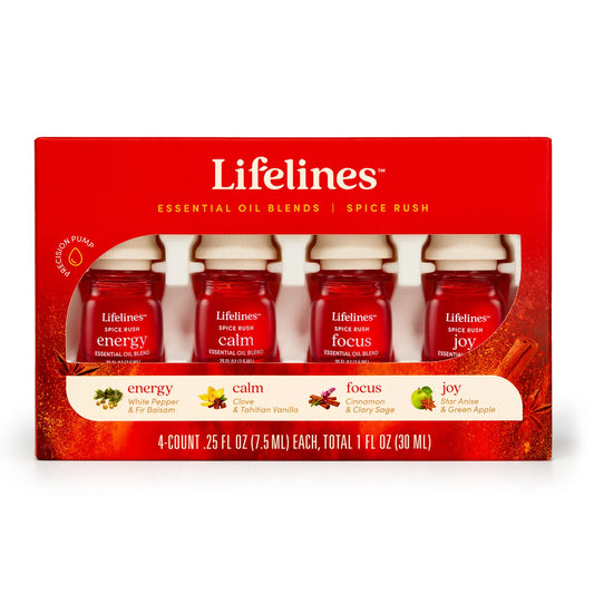 Lifelines Essential Oil Blends 4 Pack - SPICE RUSH