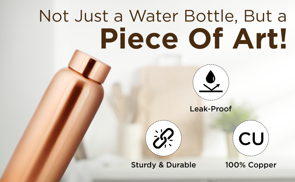 Perilla Home Copper Water Bottle (1L)