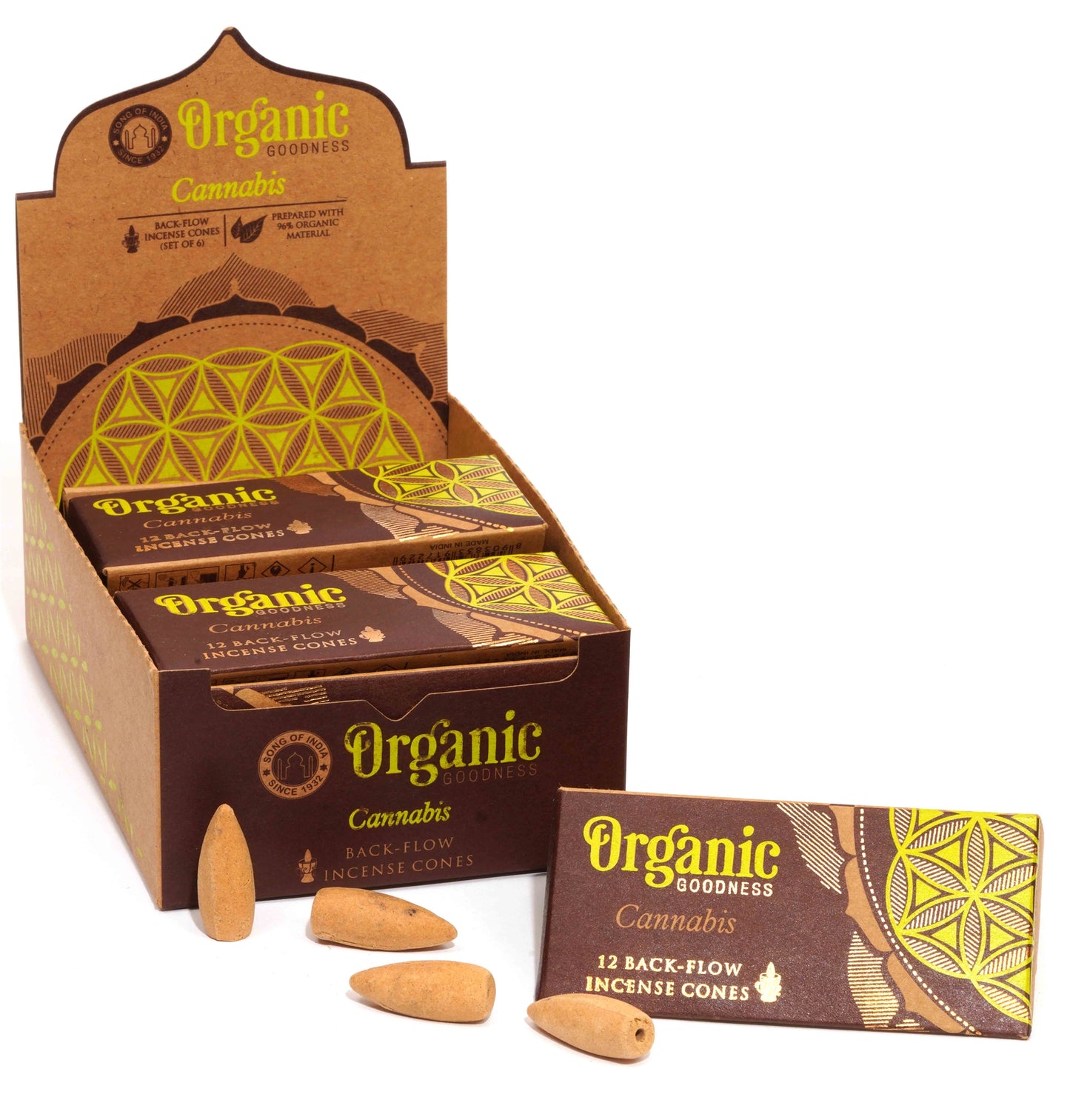 ORGANIC GOODNESS - Backflow Cone (Cannabis Scent)