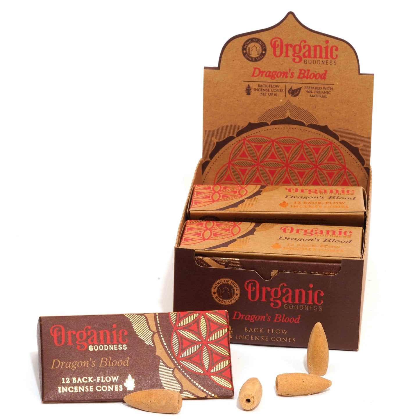 ORGANIC GOODNESS - Backflow Cone Incense