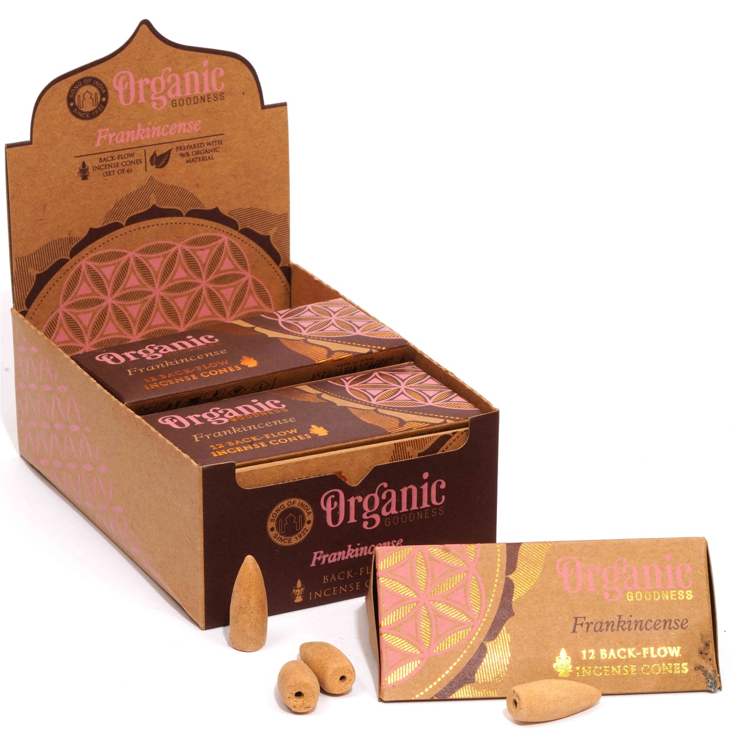 ORGANIC GOODNESS - Backflow Cone Incense