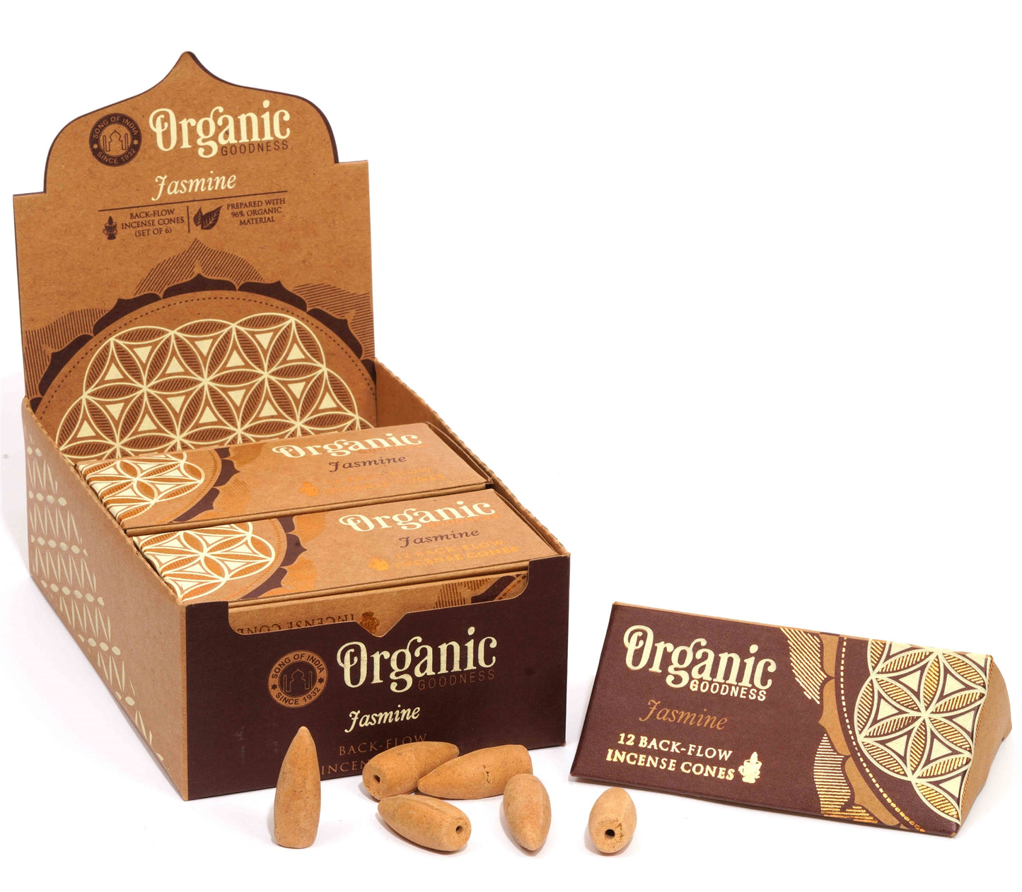 ORGANIC GOODNESS - Backflow Cone Incense