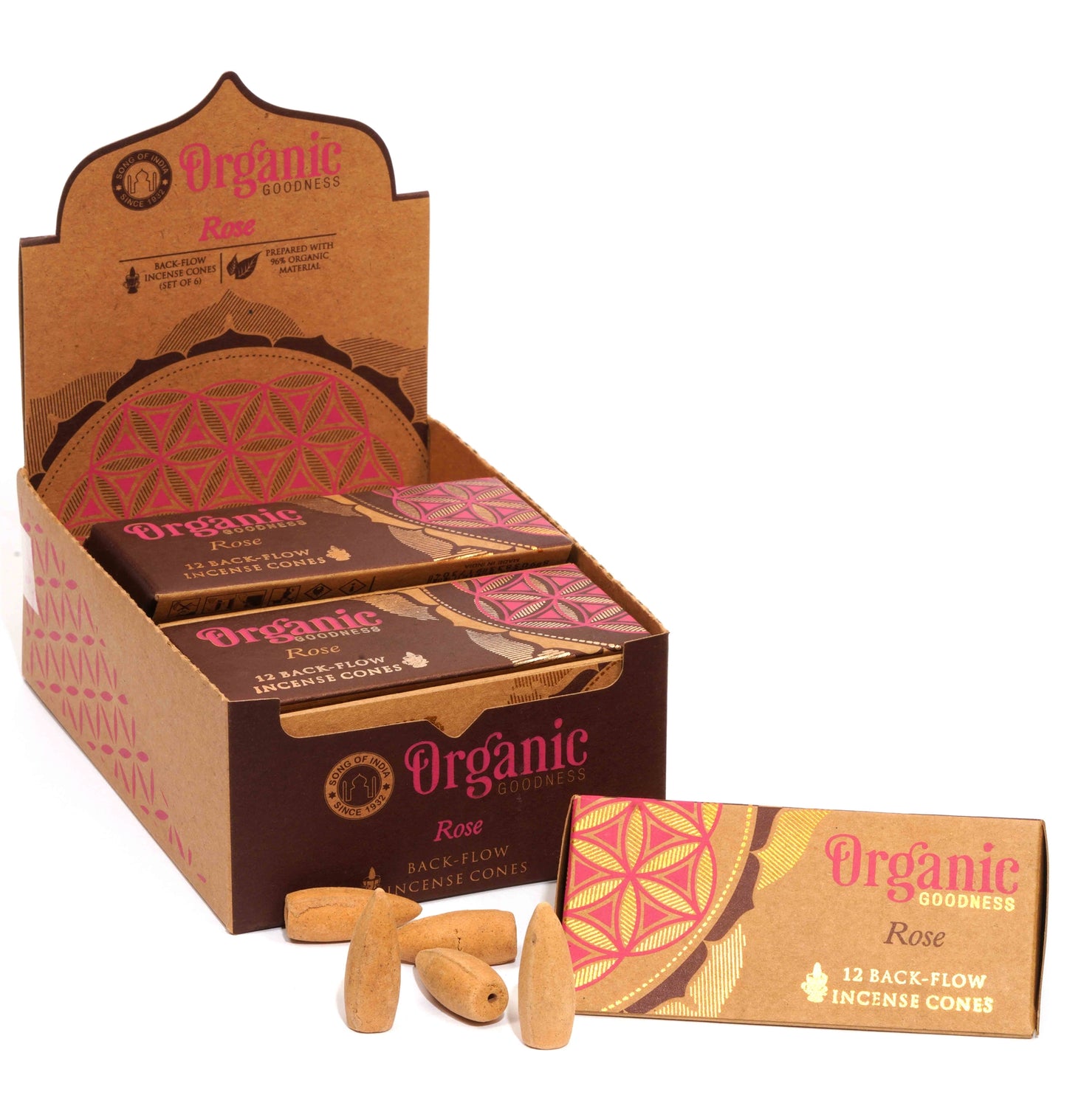 ORGANIC GOODNESS - Backflow Cone Incense