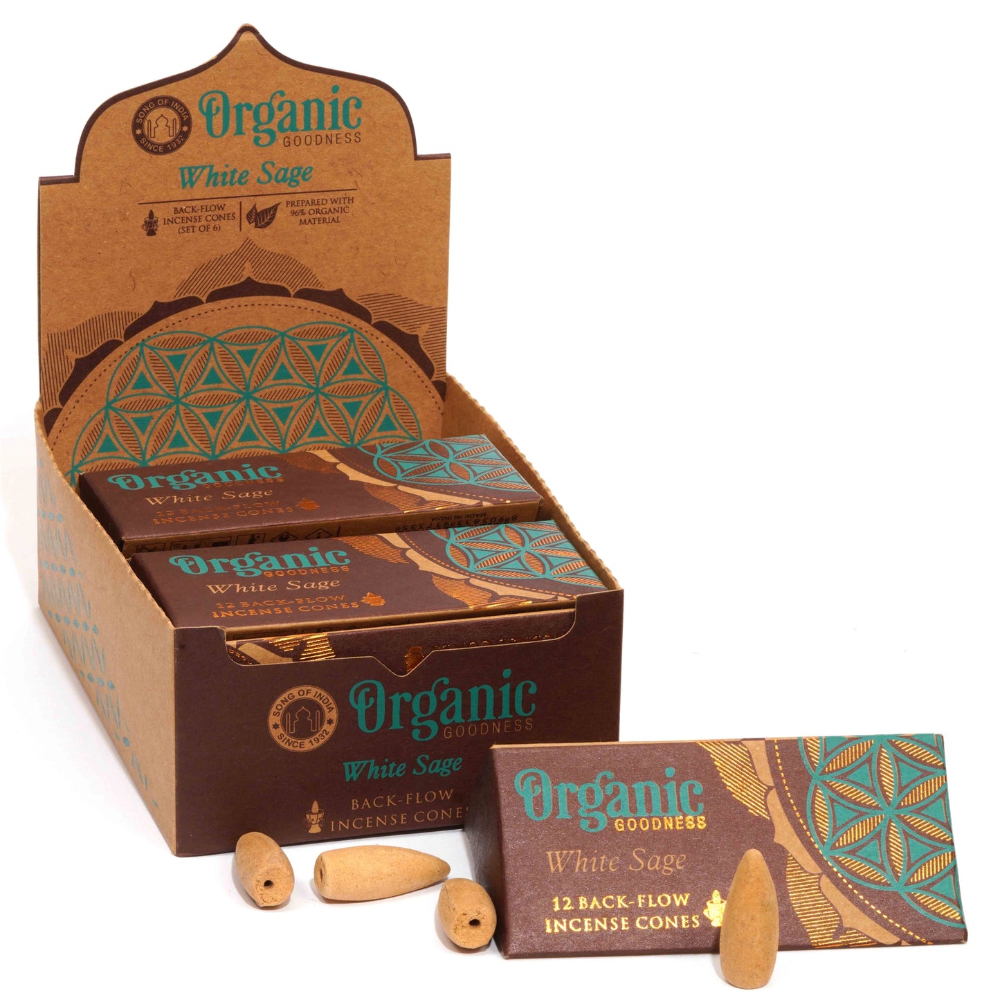 ORGANIC GOODNESS - Backflow Cone Incense