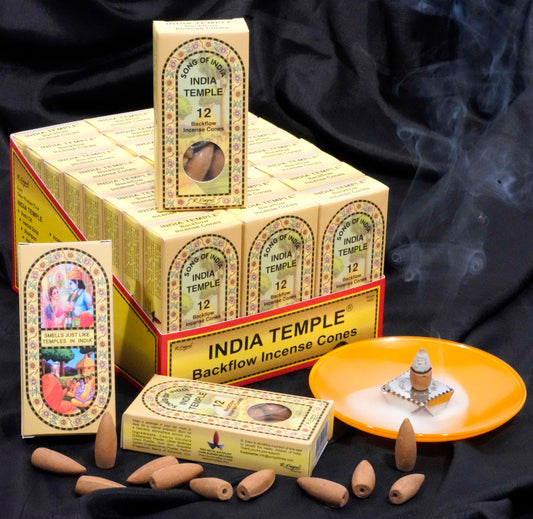 INDIA TEMPLE BACKFLOW CONES