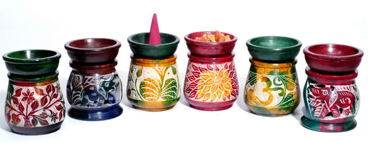 STONE COLORED AROMA LAMP  3.5"