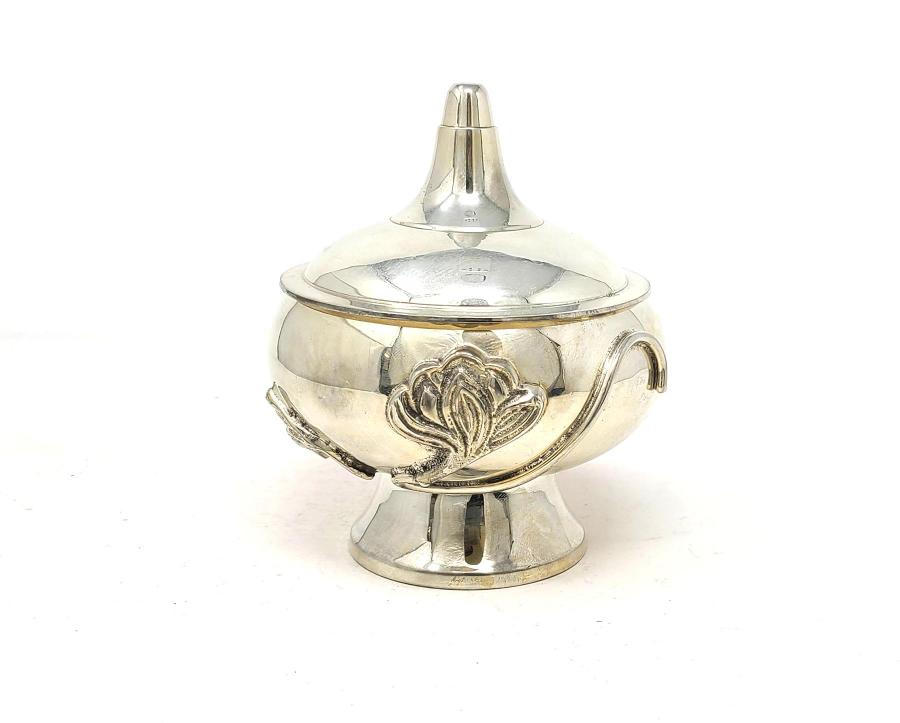 Silver Plated Incense Burner 4.5"