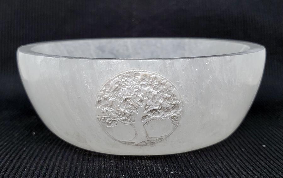 White Selenite Bowl 3.5"-4" Diameter