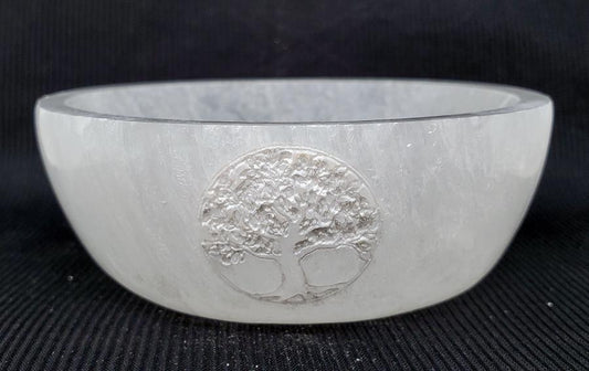 White Selenite Bowl 3.5"-4" Diameter