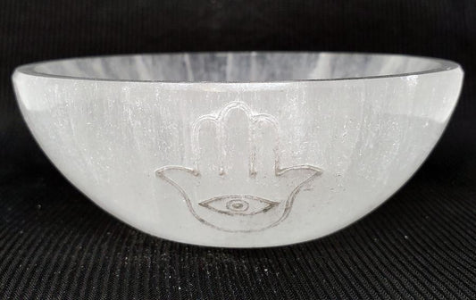 White Selenite Bowl 3.5"-4" Diameter