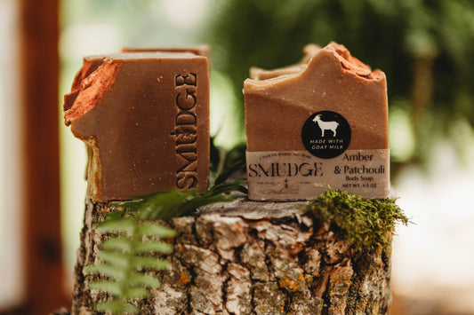 Amber & Patchouli Goat Milk Body Soap 4.5oz