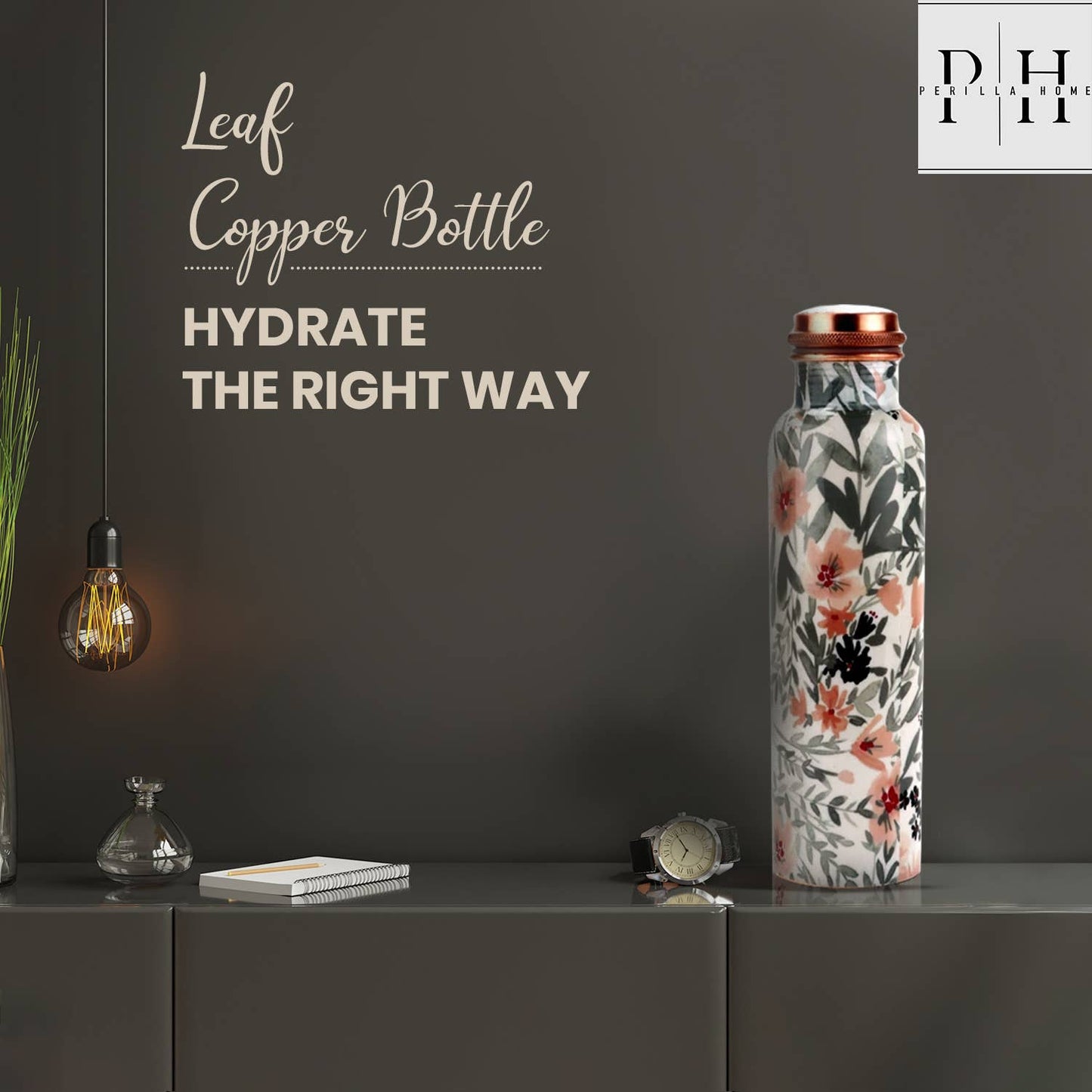 Leaf Copper Bottle (1L)