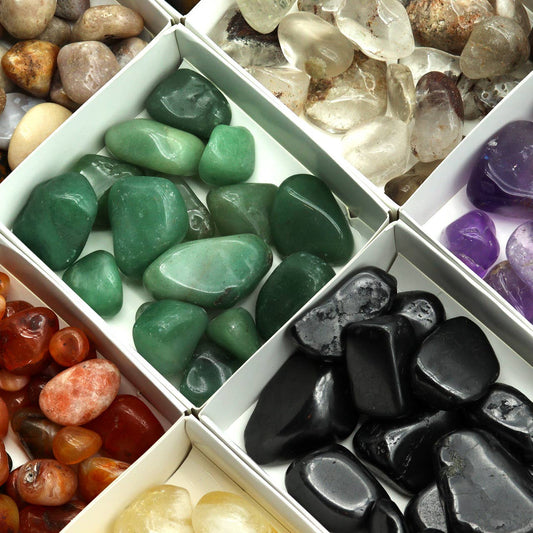 Stone Flat - Assorted Tumbled Gemstone
