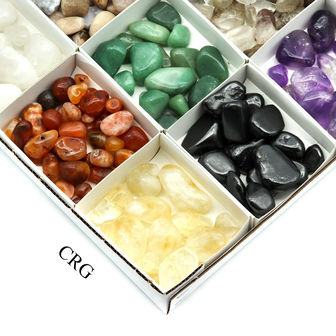 Stone Flat - Assorted Tumbled Gemstone
