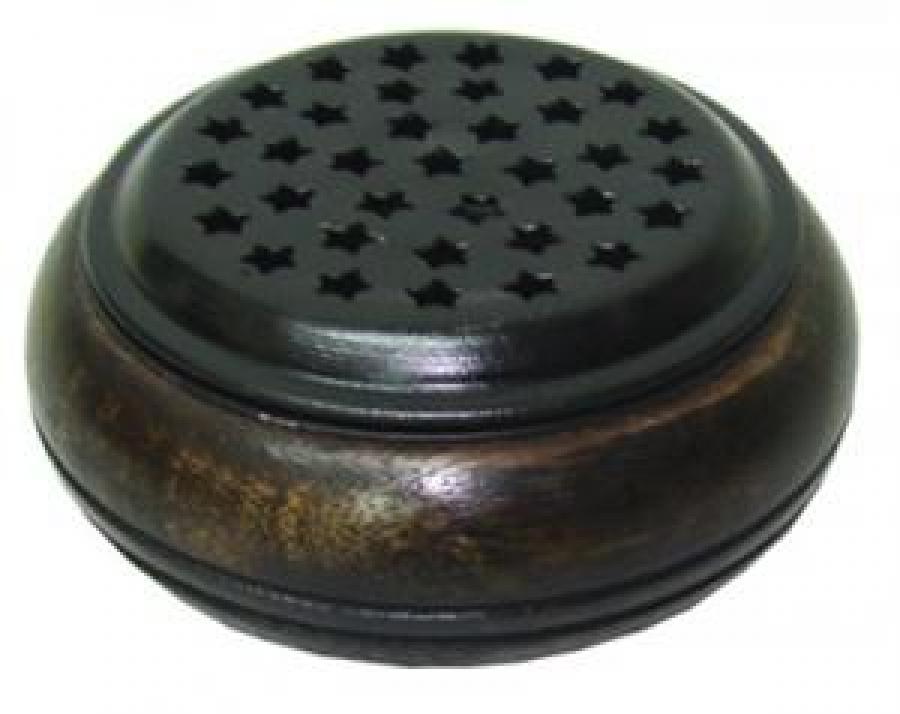 Wooden Metal Screen Charcoal Burner 3"