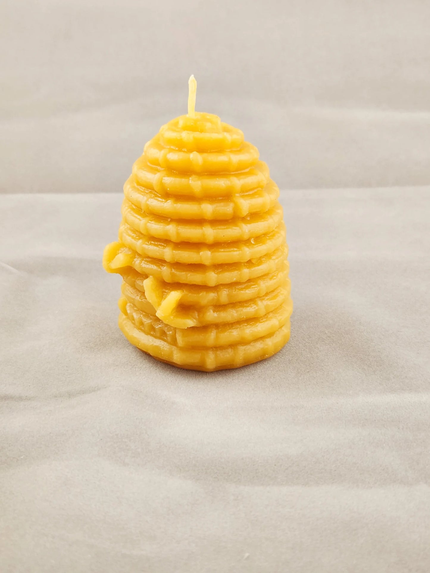 100% Beeswax Skep Large Beehive Candle