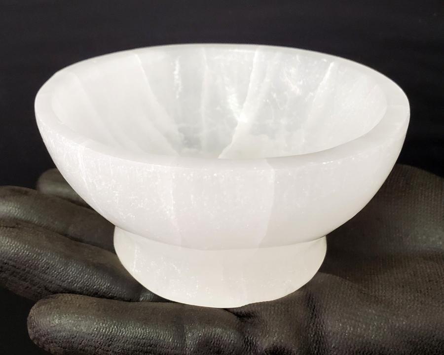 White Selenite Bowl 3.5"-4" Diameter