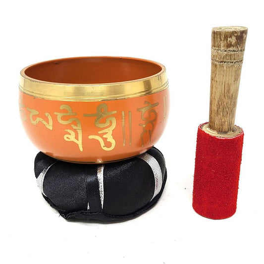 Assorted Color Tibetan Singing Bowl 3"