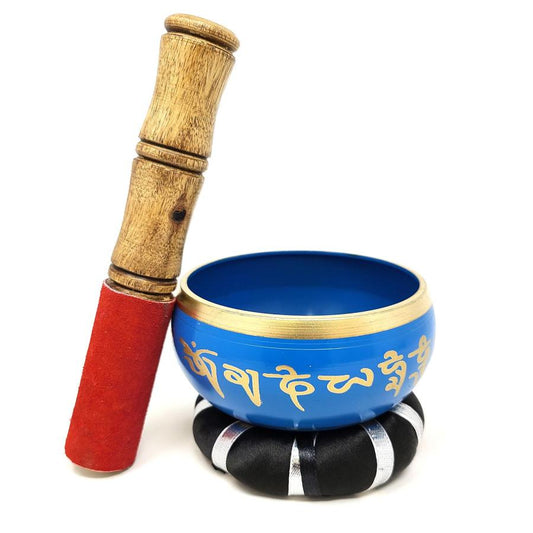 Assorted Color Tibetan Singing Bowl 3"