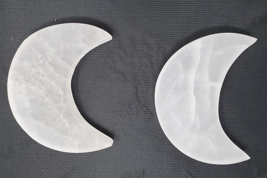 Selenite Moon 3.5-4"