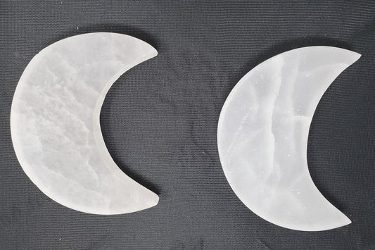 Selenite Moon 3.5-4"