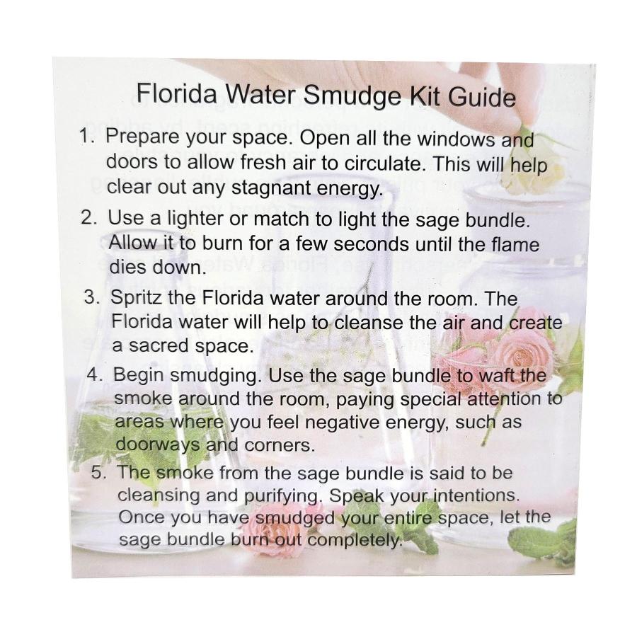 Florida Water Smudging Kit