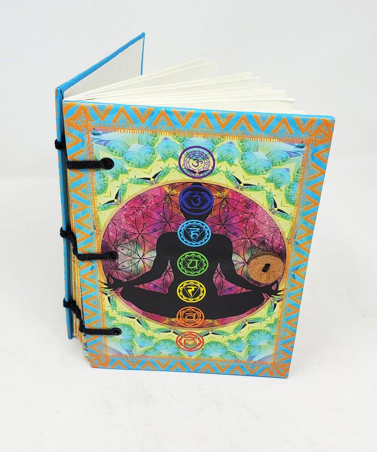 Seven Chakra Printed Hardcover Journal 5x7"