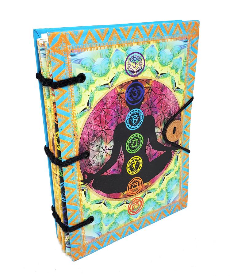 Seven Chakra Printed Hardcover Journal 5x7"
