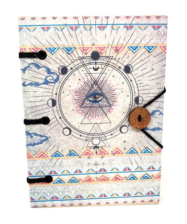 Moon Phase Printed Hardcover Journal 5x7"