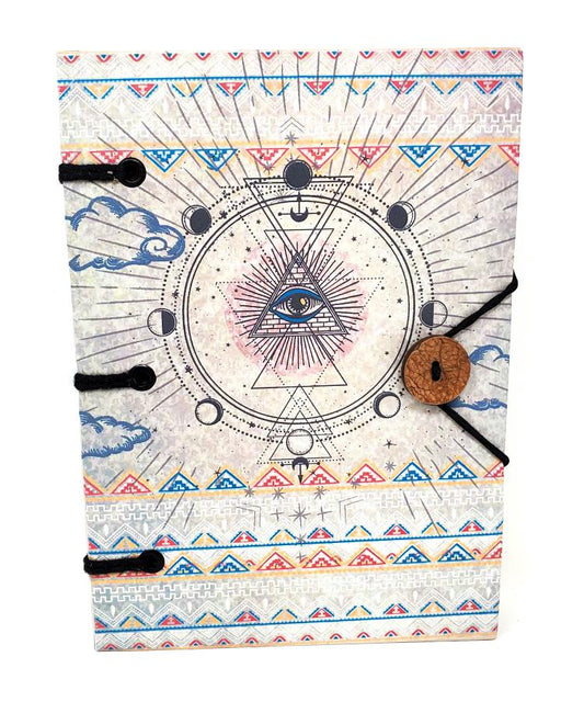 Moon Phase Printed Hardcover Journal 5x7"