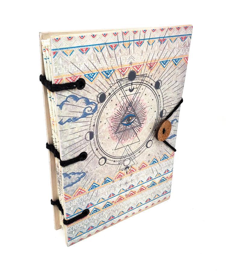 Moon Phase Printed Hardcover Journal 5x7"
