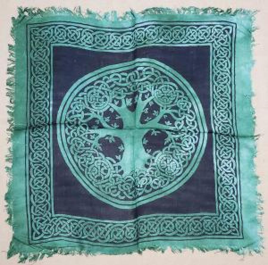 Tree of Life Altar Cloth with fringe
